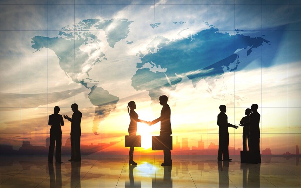 global-team-business-handshake-picture-id187326635